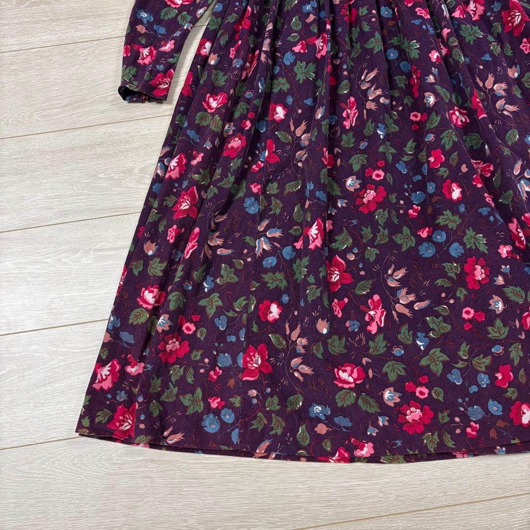 希少 大きいサイズLAURA ASHLEY ヴィンテージ 花柄 ロングワンピース