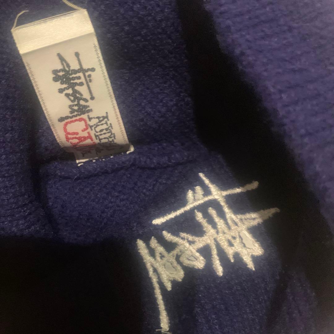 帽子 90s old stussy knit beanie