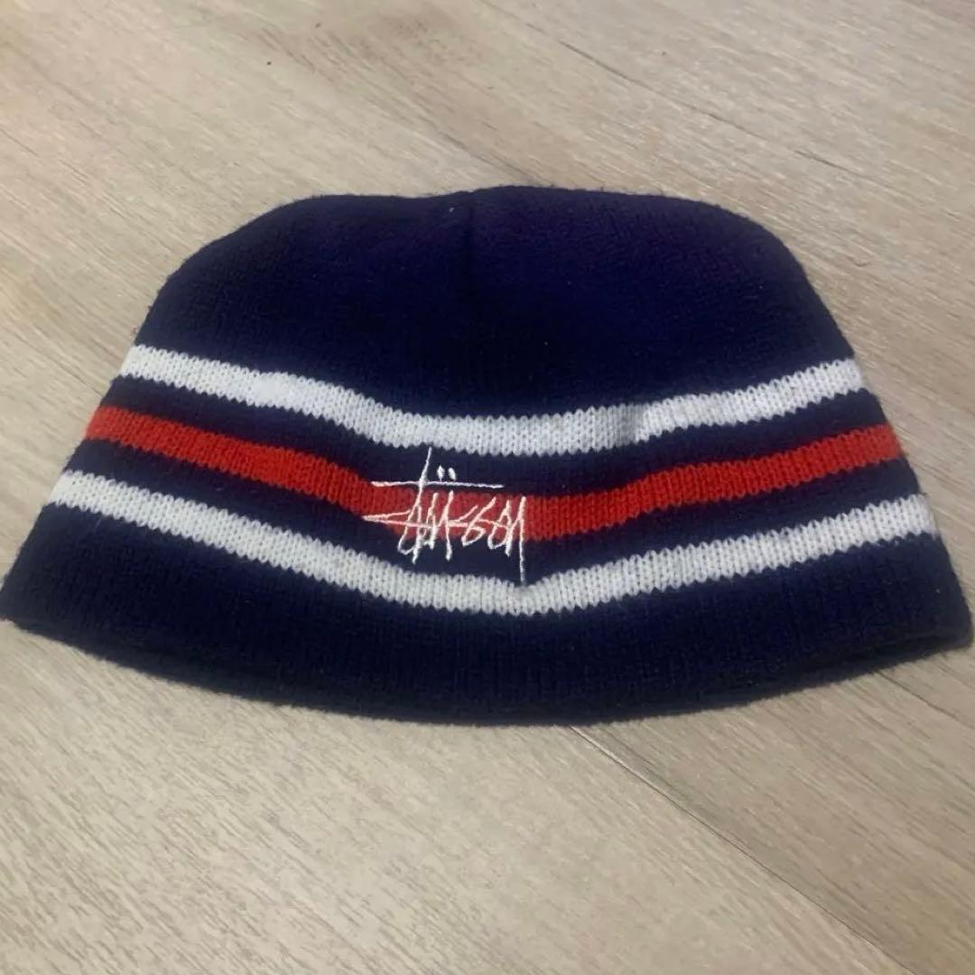 帽子 90s old stussy knit beanie