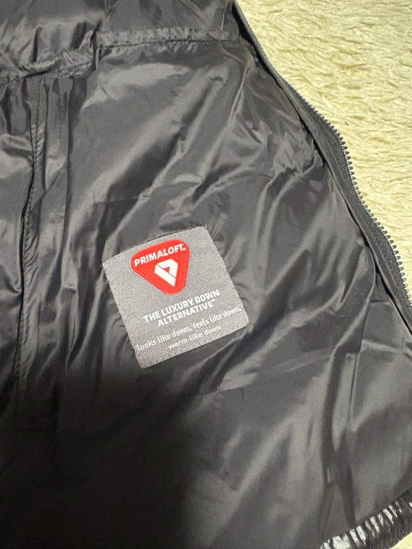 美品✨GAP ファーダウンベスト y2k グランジ　平成　ギャル　光沢　M