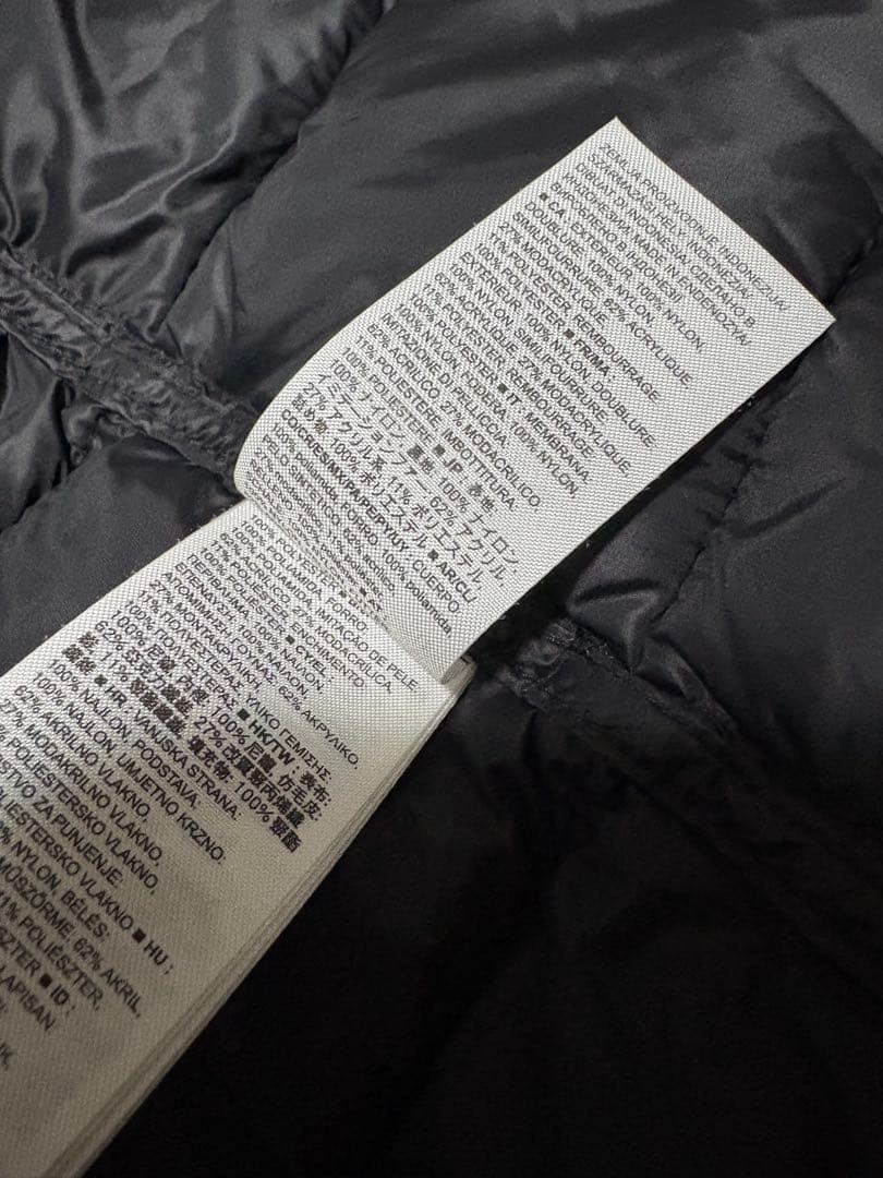 美品✨GAP ファーダウンベスト y2k グランジ　平成　ギャル　光沢　M