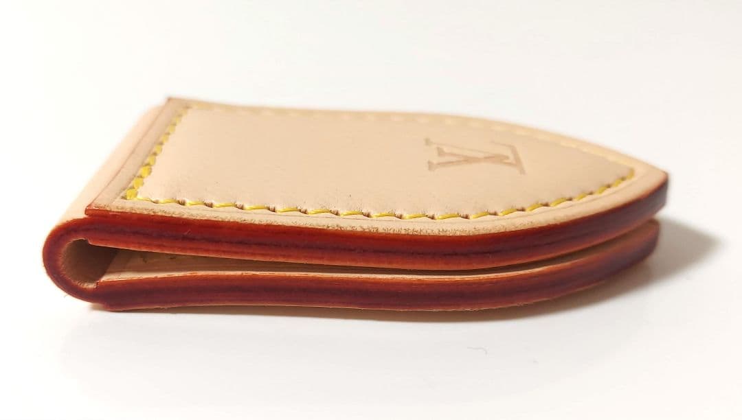 本物 新品 Louis Vuitton マネークリップ パンスアビエ ヌメ革