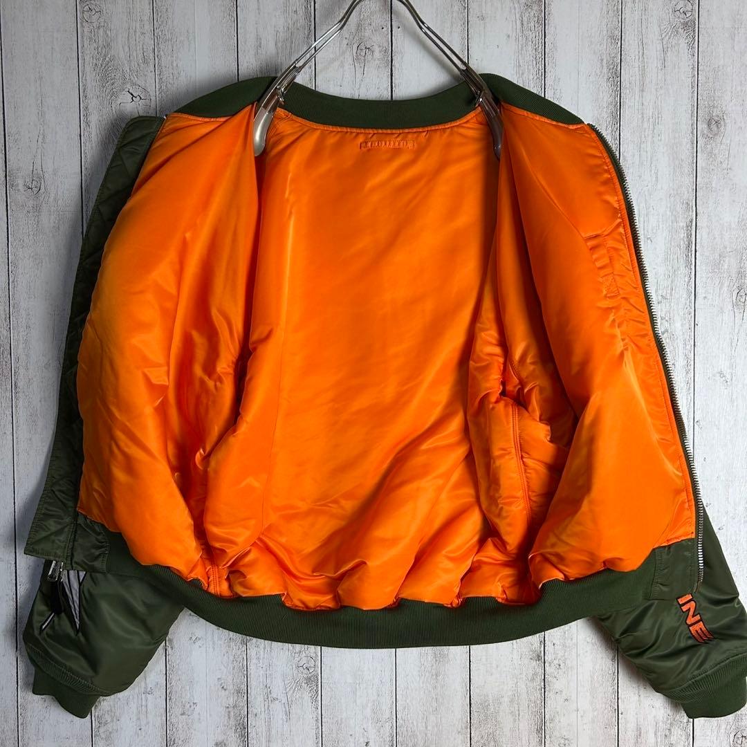 5997【希少コラボ】ヴェトモン×アルファ‪☆ボンバージャケット MA-1