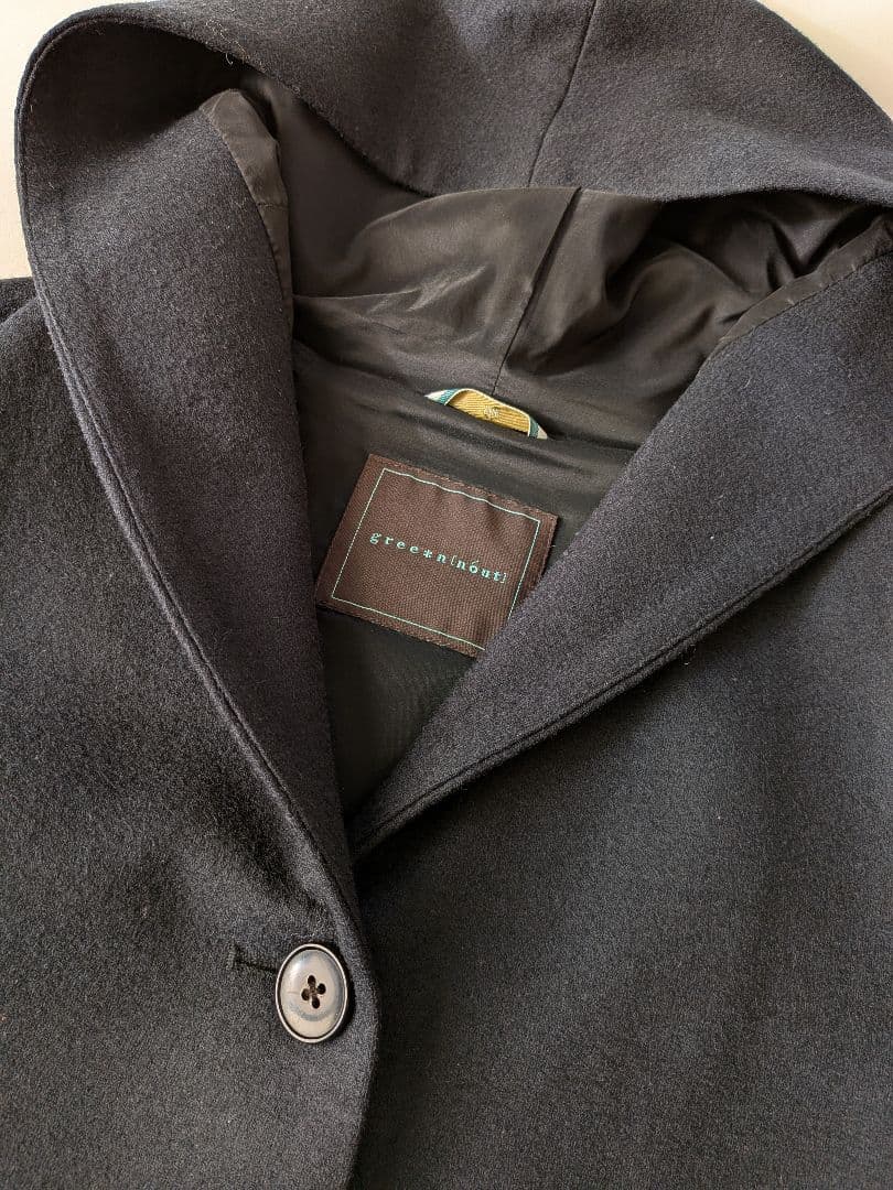 大きいサイズ 15号 greennoutグリーンノート圧縮天竺ウールコート