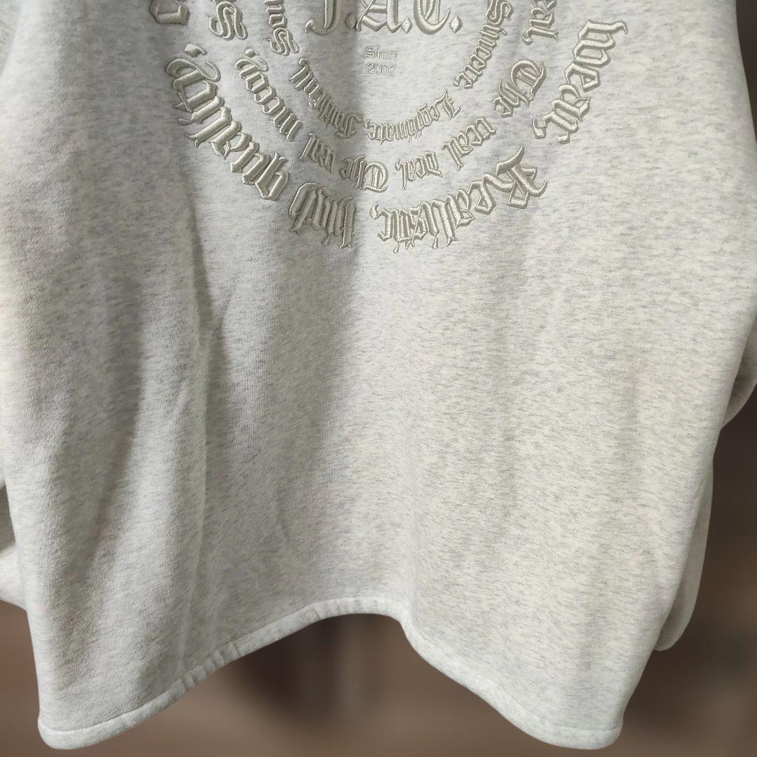 極美品FATグレー系カラー スウェットスタジャン サイズFAT(XL)