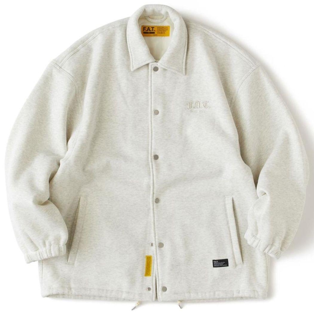 極美品FATグレー系カラー スウェットスタジャン サイズFAT(XL)