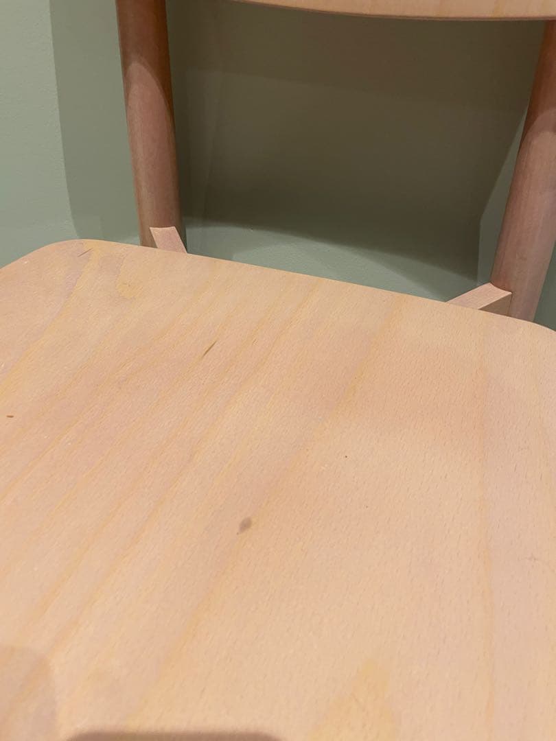 unico ウニコ　ピンク 木製 ダイニングチェア 2脚セット