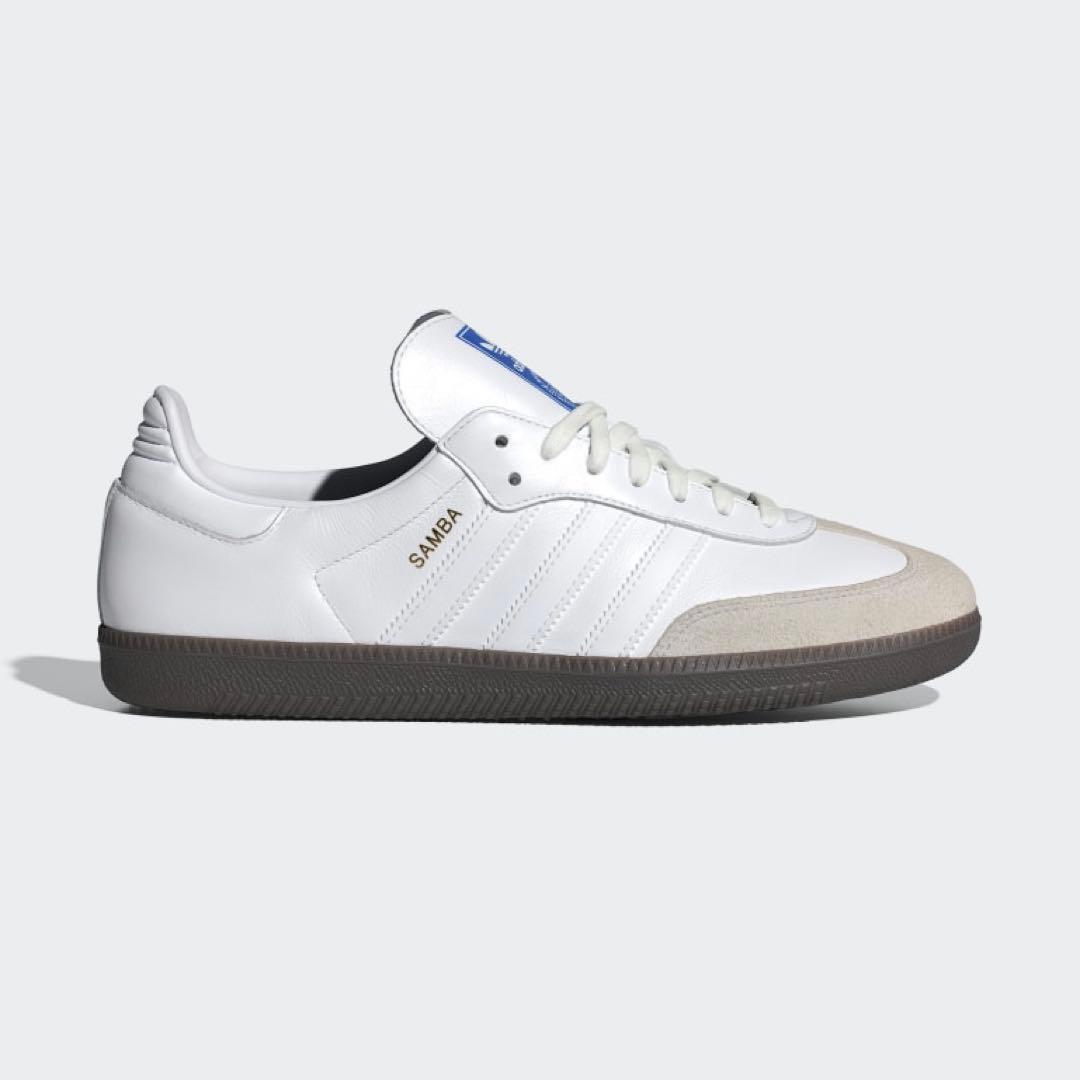 美品アディダスadidas　サンバ　OG　スニーカー　24cm　クラウドホワイト