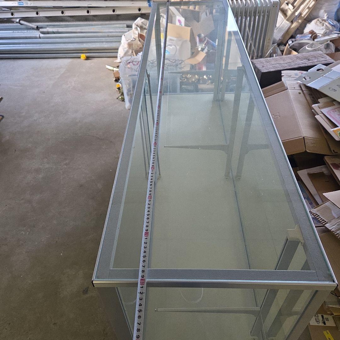 【引き取り限定】ガラス製ディスプレイケース 180cm