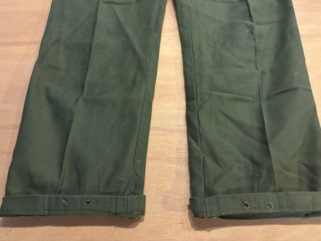 60s 米軍実物 ベイカーパンツ OG-107 W34 L29 菊穴