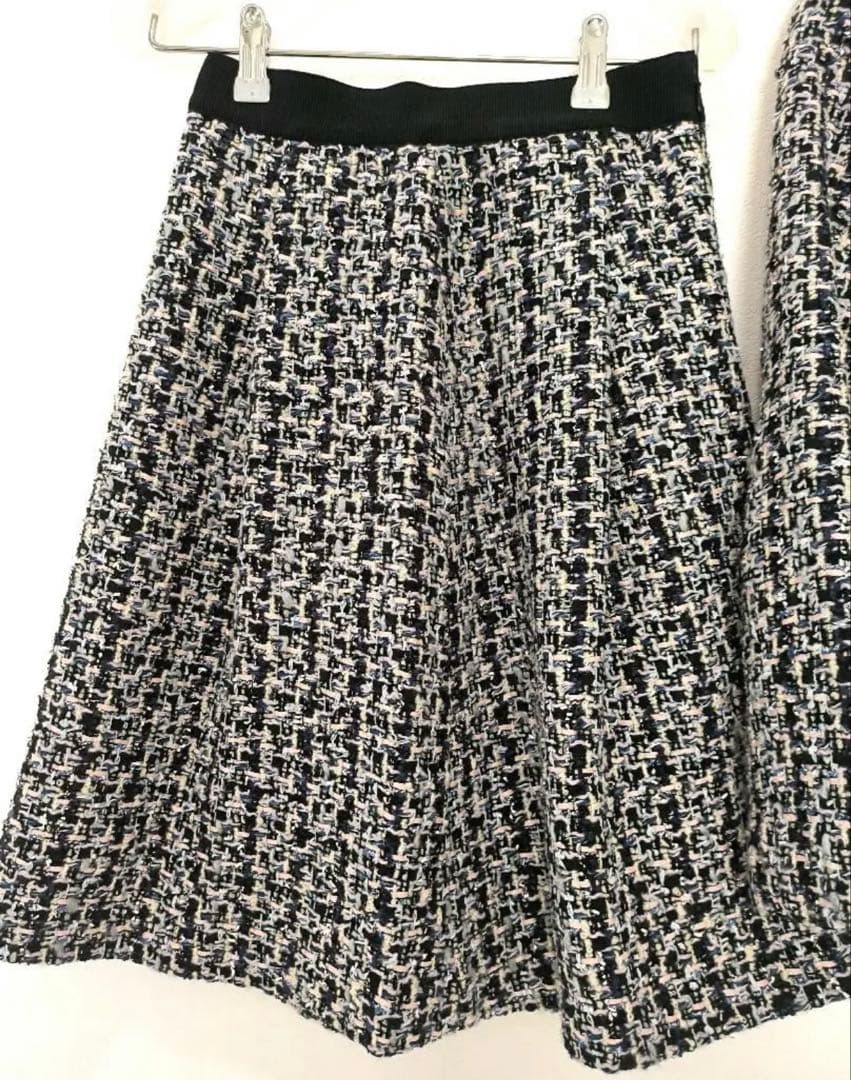 お値下げ　ANAYI アナイ　ツイード素材　セットアップ