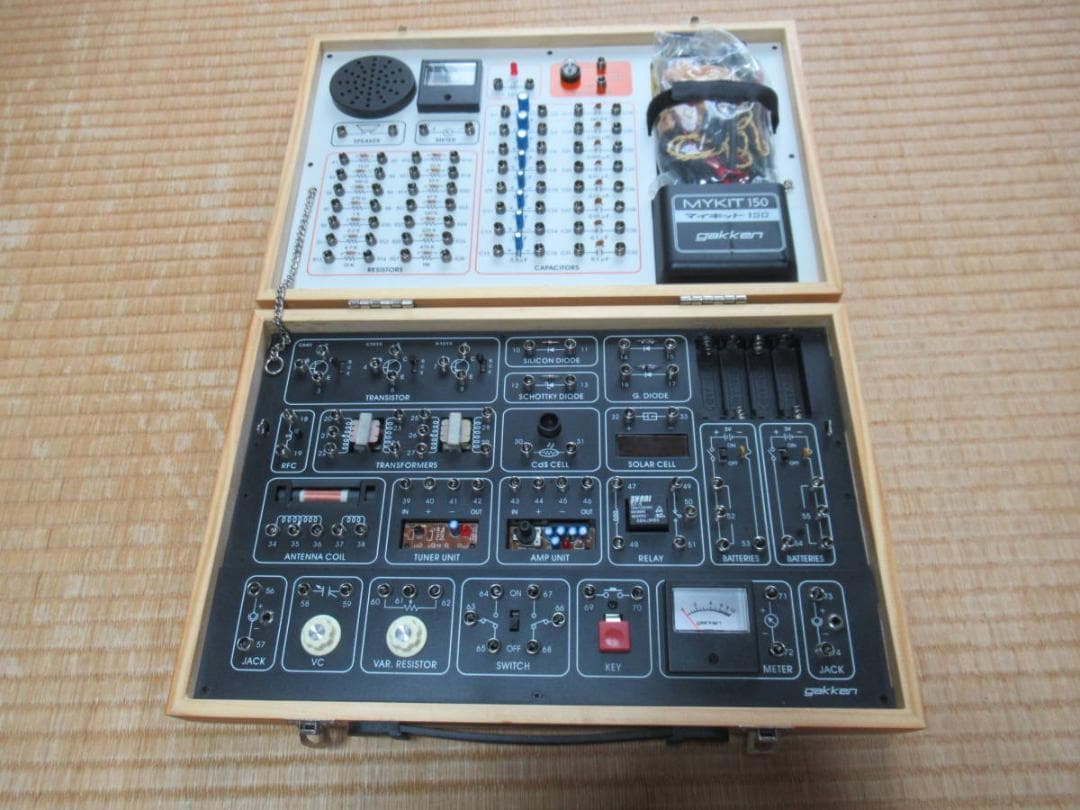 未使用取説書なし◆学研 大人の科学 エレクトロニクス実験 キットマイキット150