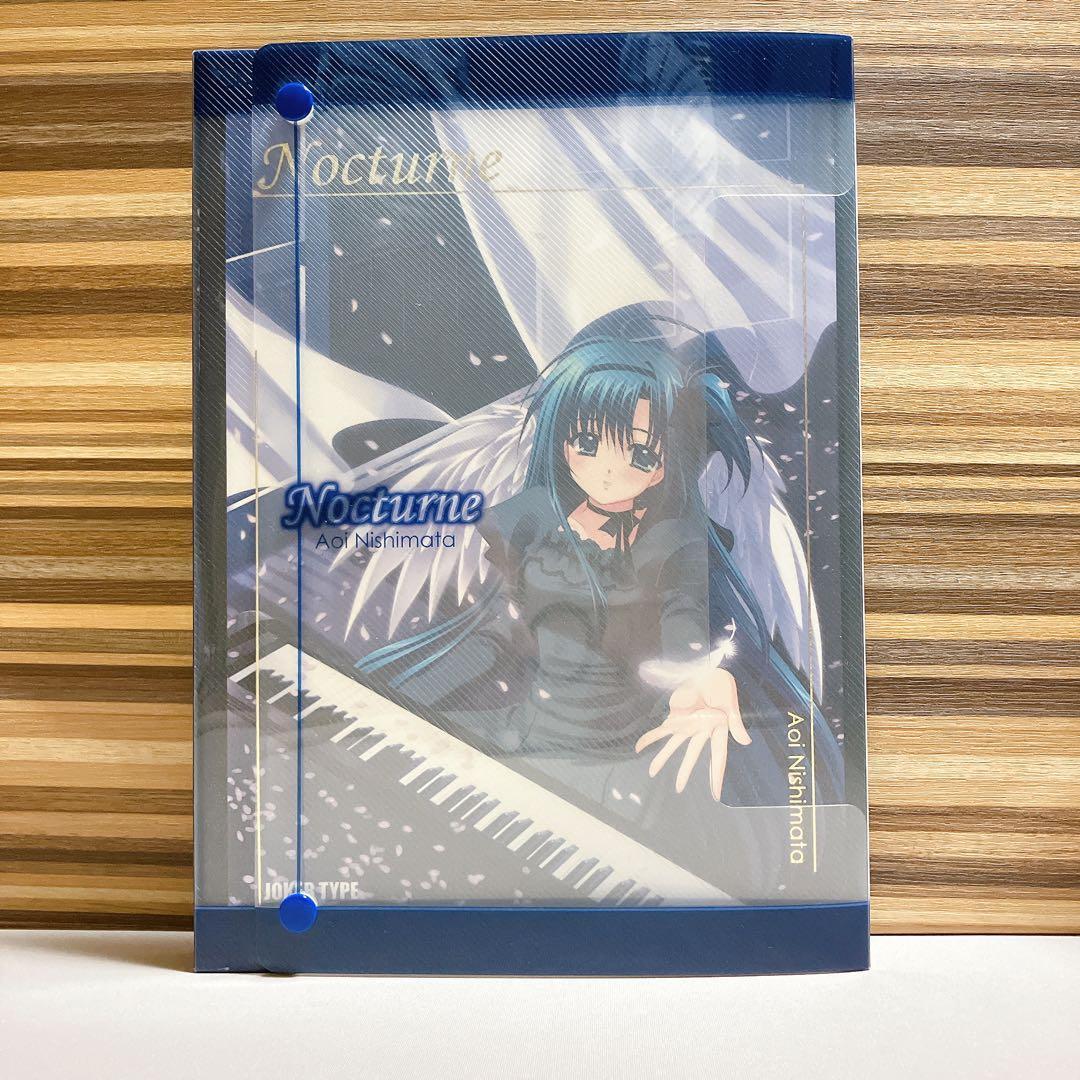 西又葵画集　ノクターン　JOKER　TYPE　ポスター　下敷き　カード付属