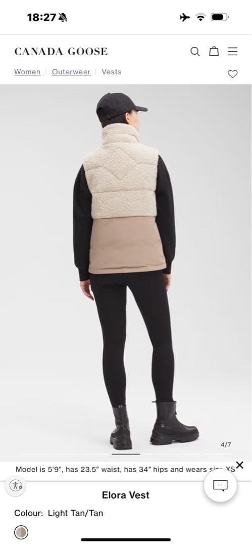 カナダ購入正規品  カナダグースElora Vest