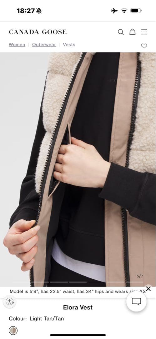 カナダ購入正規品  カナダグースElora Vest