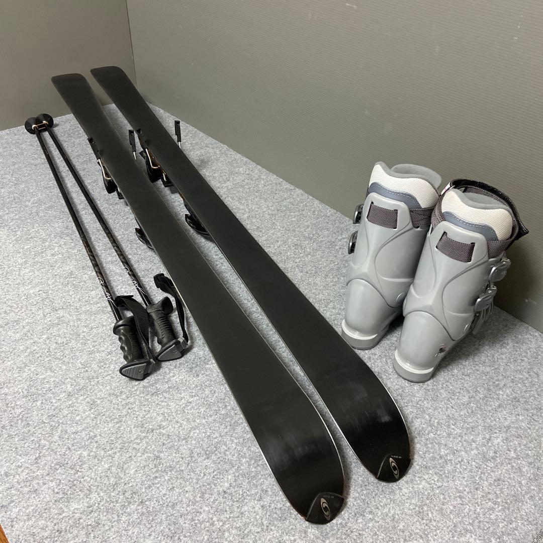 ★メンテナンス済　大人スキーセット 板150cm ブーツ24~24.5cm