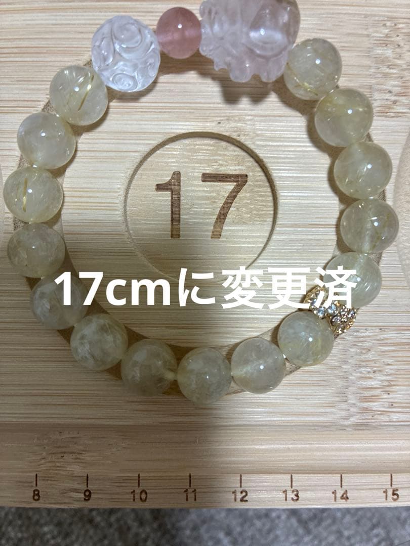 特殊宝瓶天珠 アイアンスギライト ブレスレット