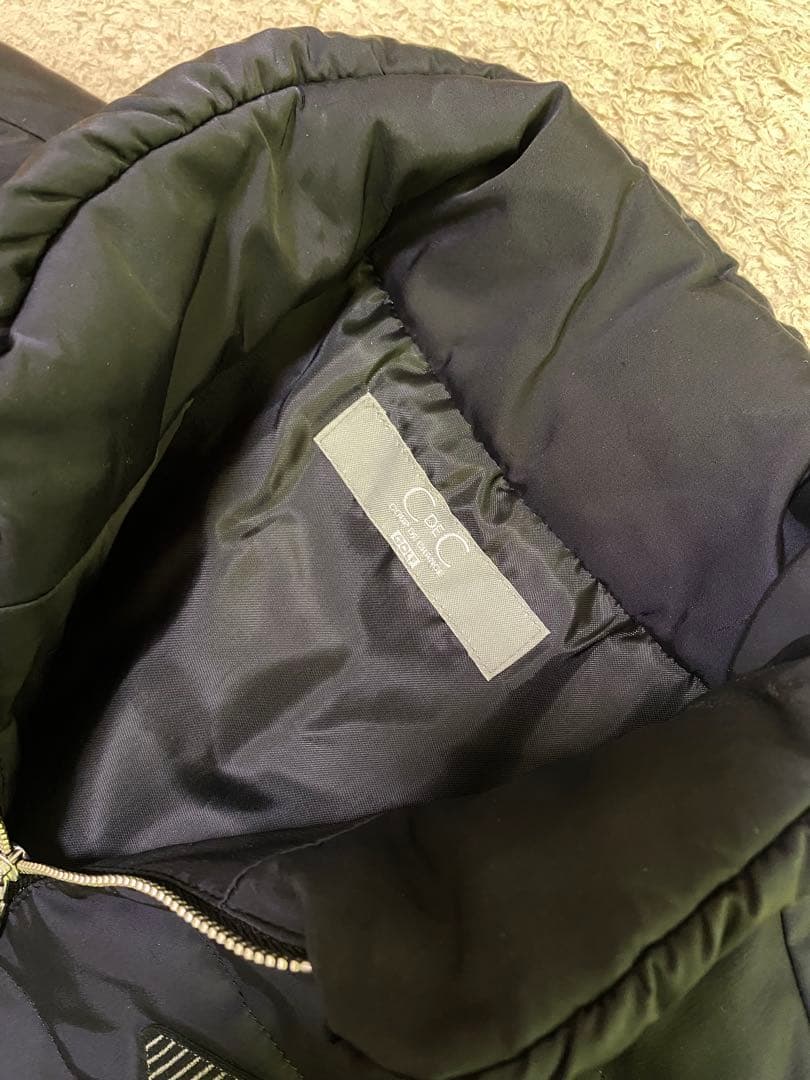 【美品】C de C クードシャンス　ゴルフ　ダウンワンピース　黒　ブラック