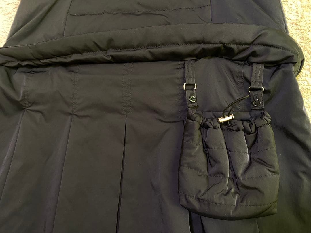 【美品】C de C クードシャンス　ゴルフ　ダウンワンピース　黒　ブラック