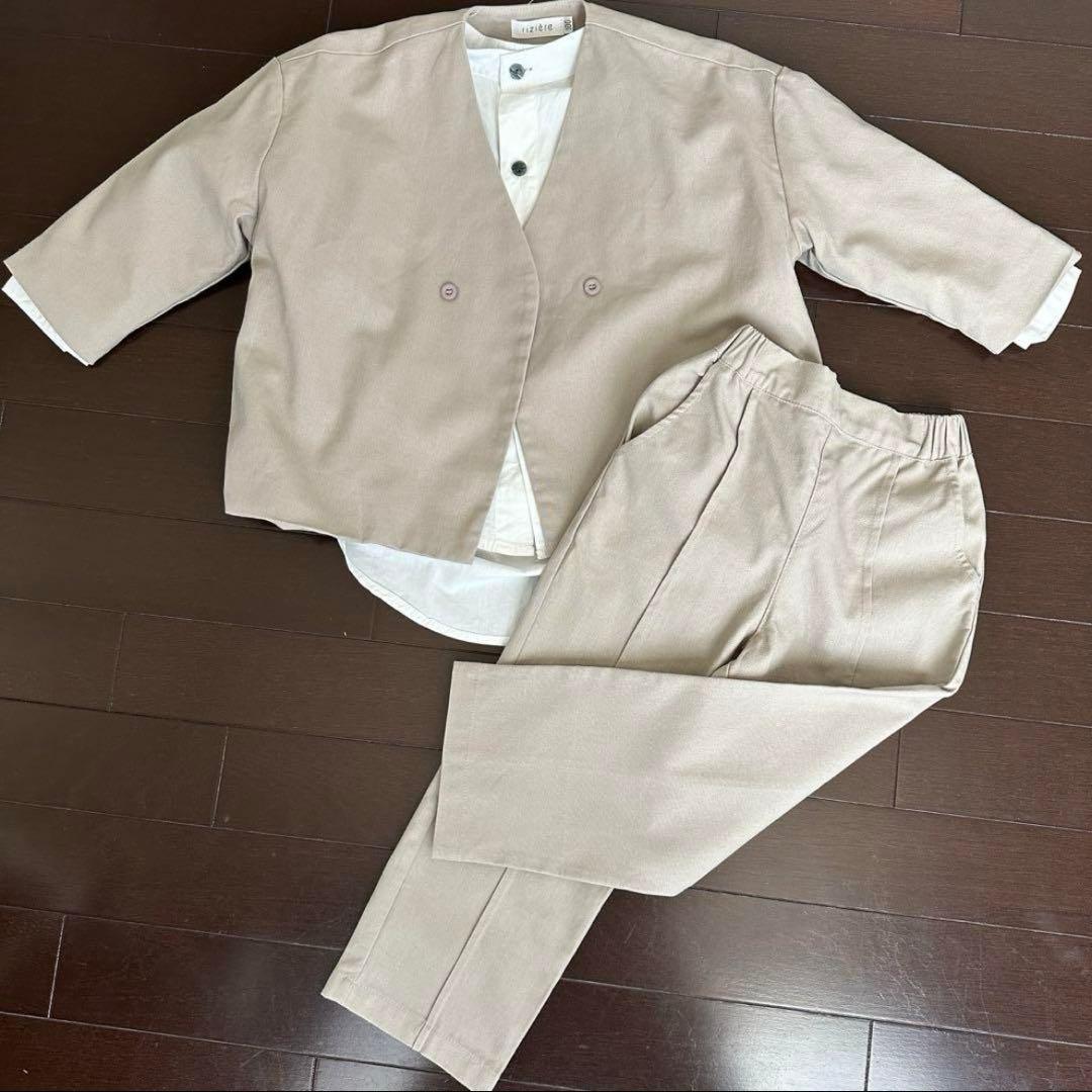 riziere ノーカラージャケットセットアップ 100cm