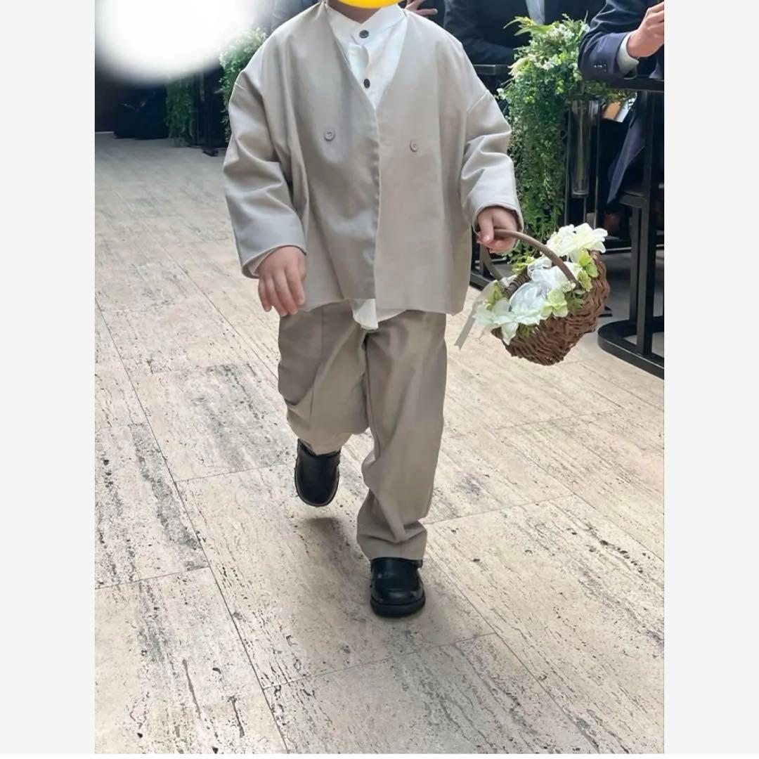 riziere ノーカラージャケットセットアップ 100cm