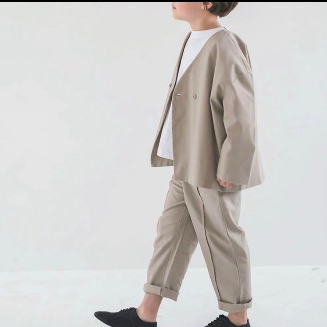 riziere ノーカラージャケットセットアップ 100cm