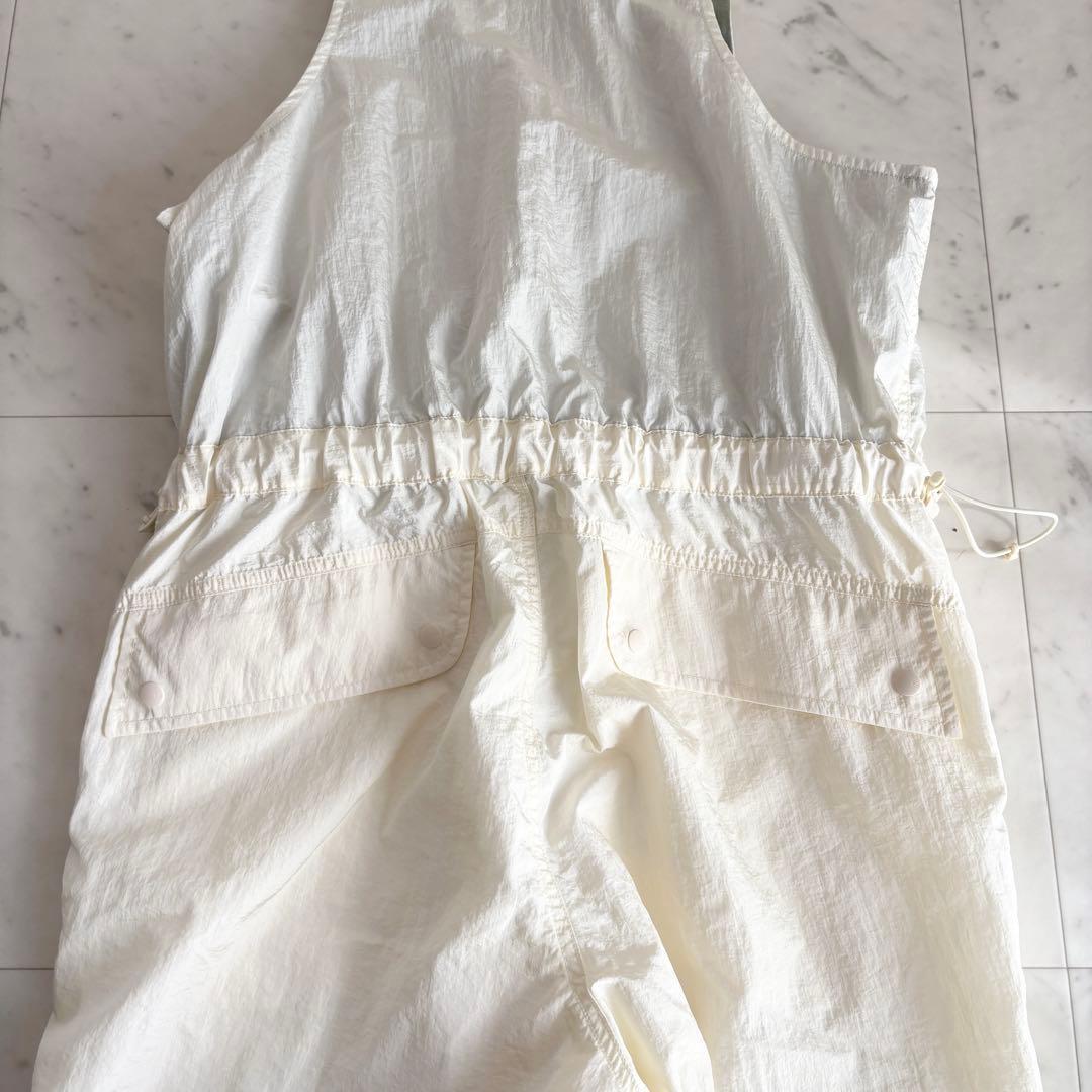 美品 ダイワピア39 テックスキーイングビブ オーバーオール ホワイト M