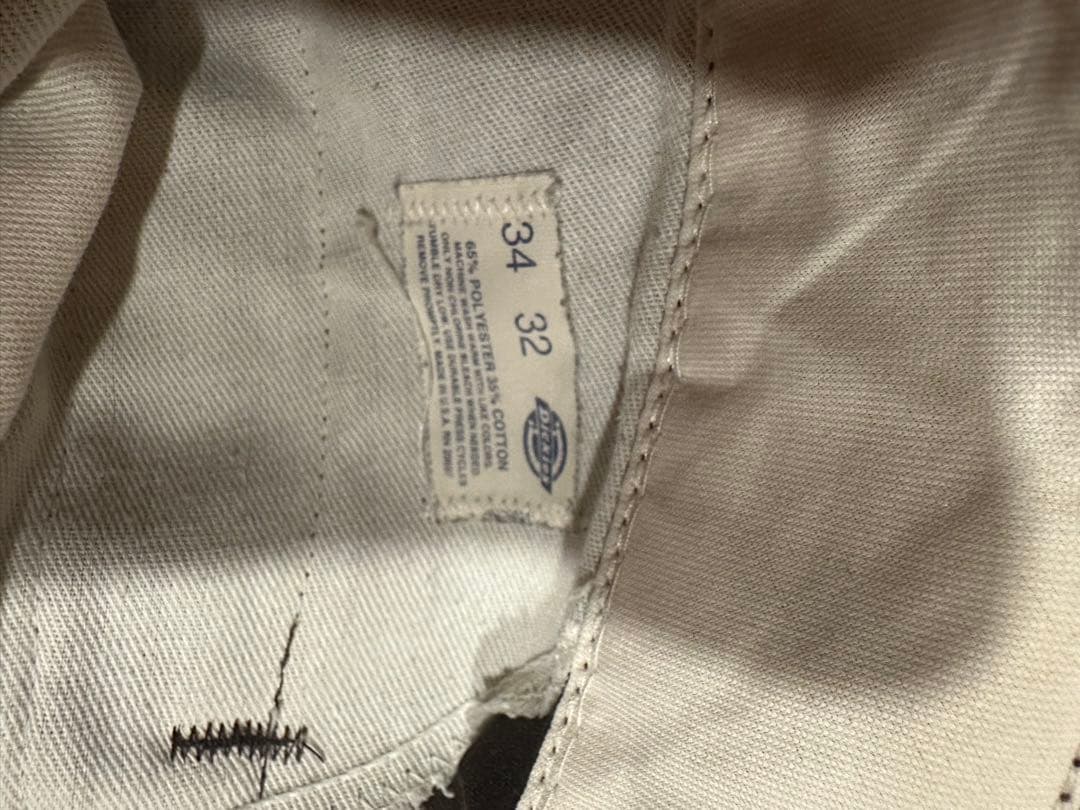 Dickies USA ワークパンツ ブラウン 34-32