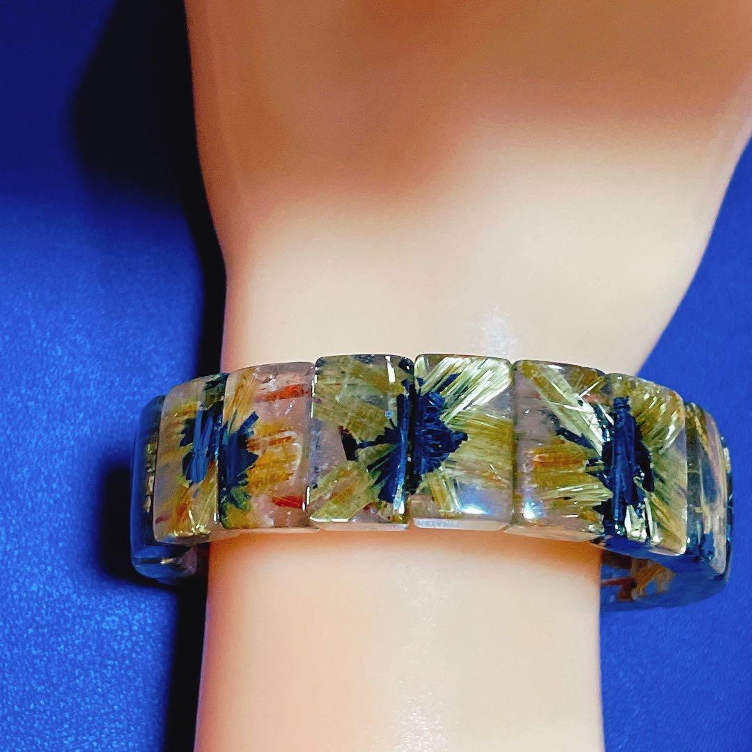 しのぶ先生✨️太陽タイチンルチルバングル✨️ブレスレット✨️