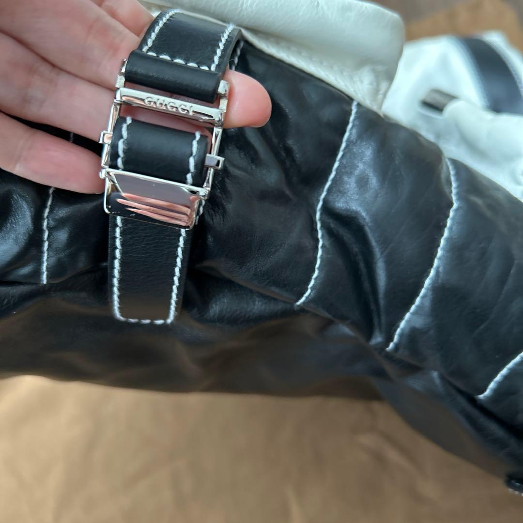 【激レア】GUCCI レザーバッグ　メンズ