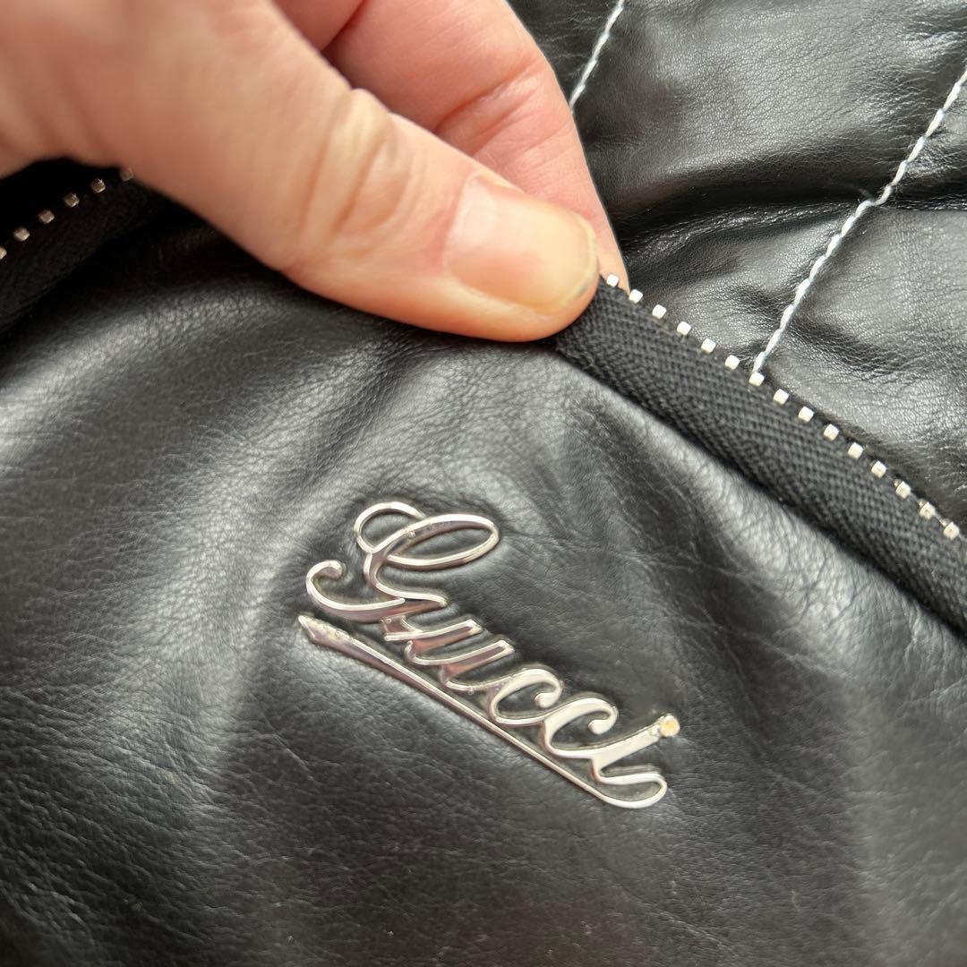【激レア】GUCCI レザーバッグ　メンズ