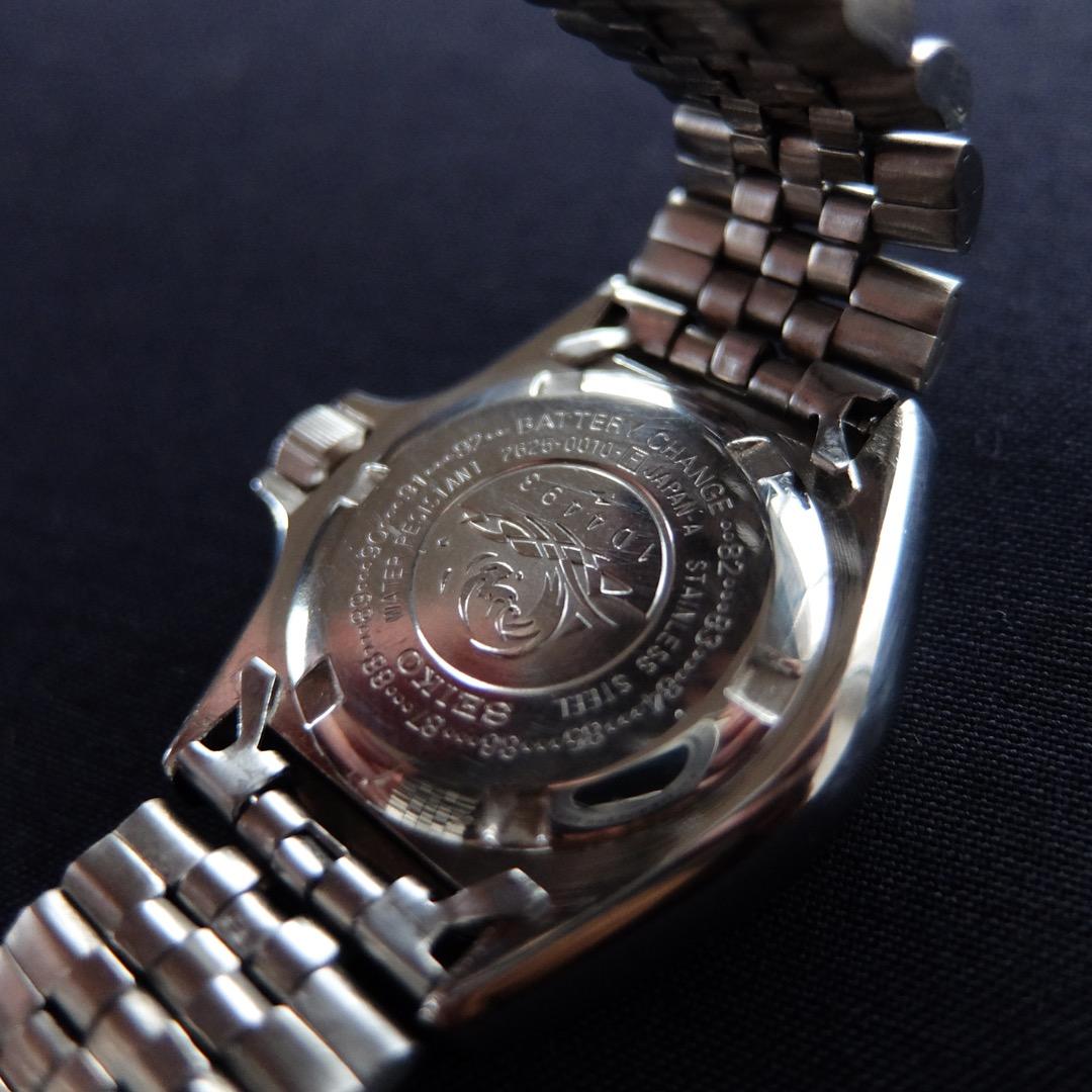 セイコー ダイバー ボーイズ レディース 稼働品 2625-0010