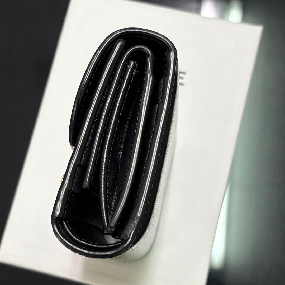 【美品】CELINE セリーヌ　スモール フラップウォレット トリオンフ
