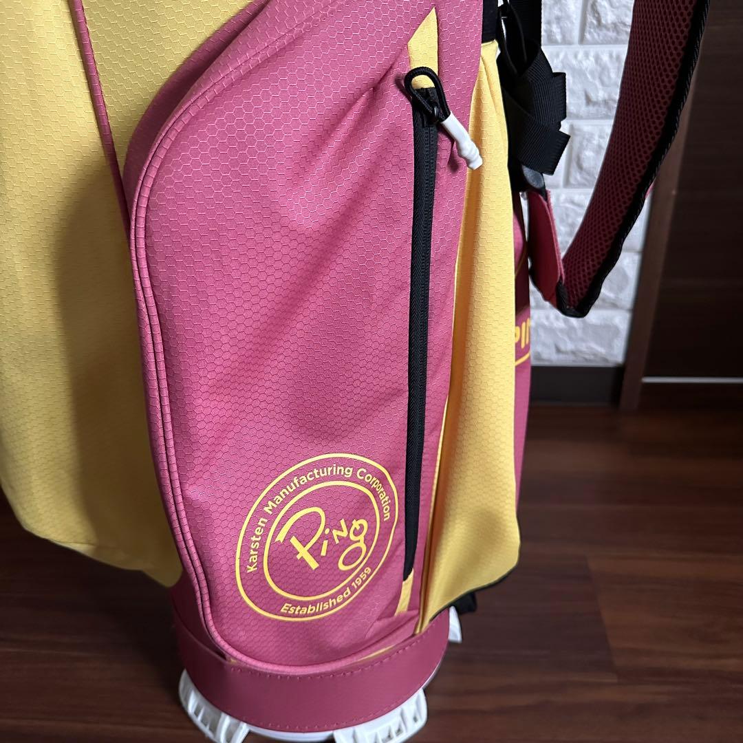 希少 ピン PING CB-P225 限定 マルーンゴールド キャディバッグ