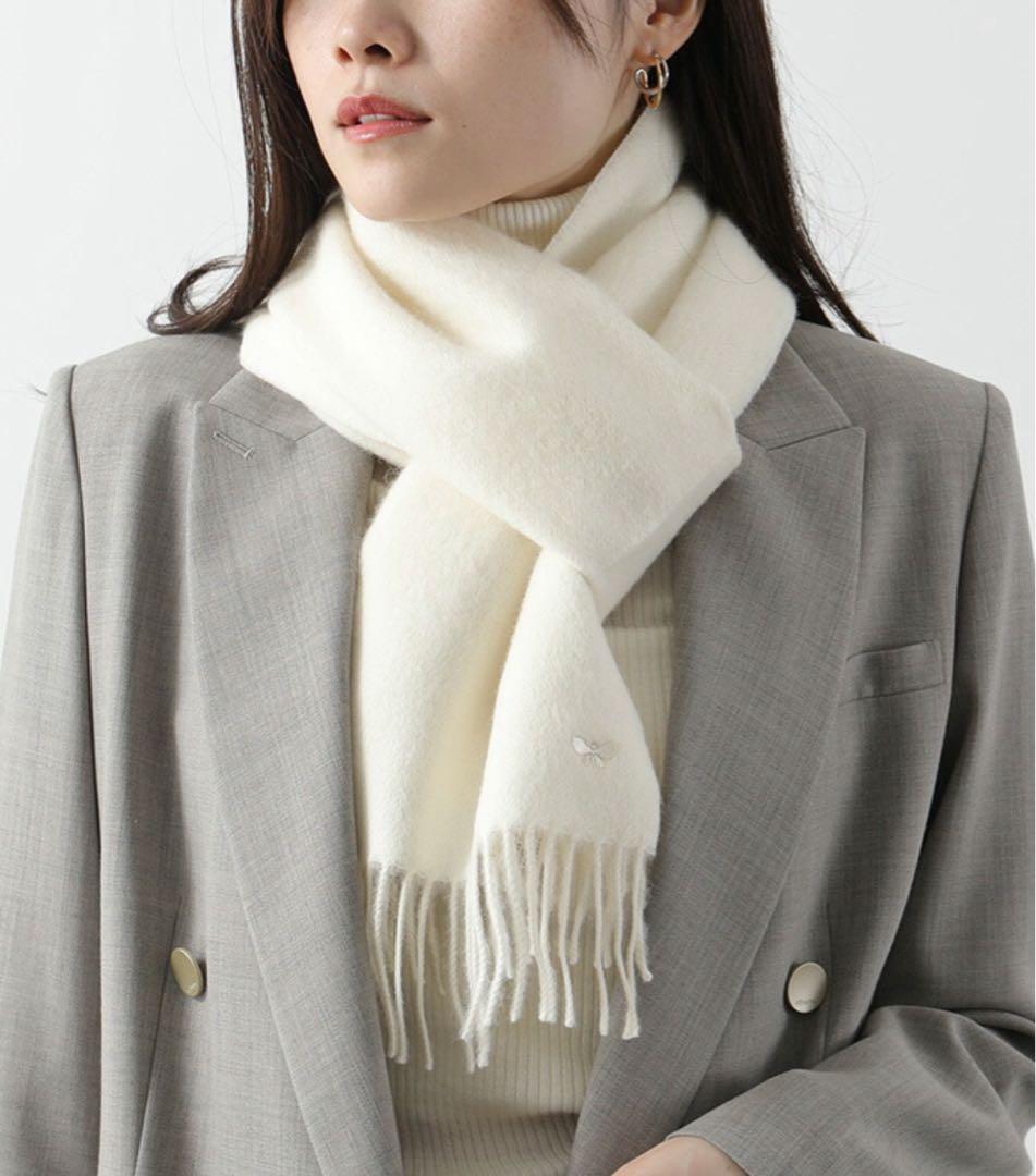 新品未使用 MaxMara Weekendアイボリー マフラー