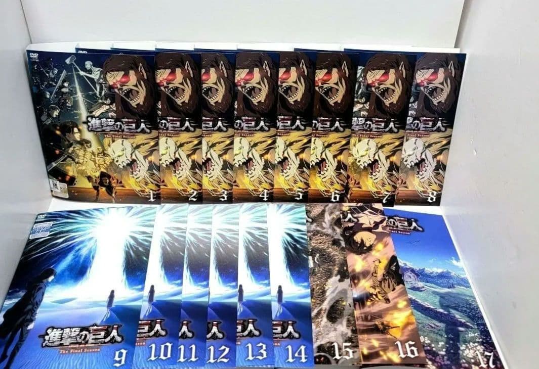 進撃の巨人 The Final Season DVD 全17巻　レンタル落ち