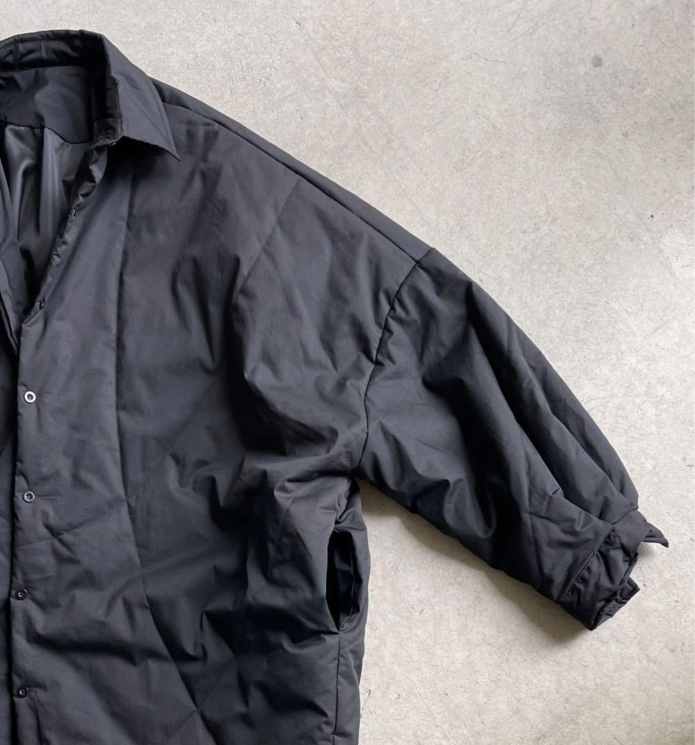 ファシル　オーバーサイズロングコート　シャツ型