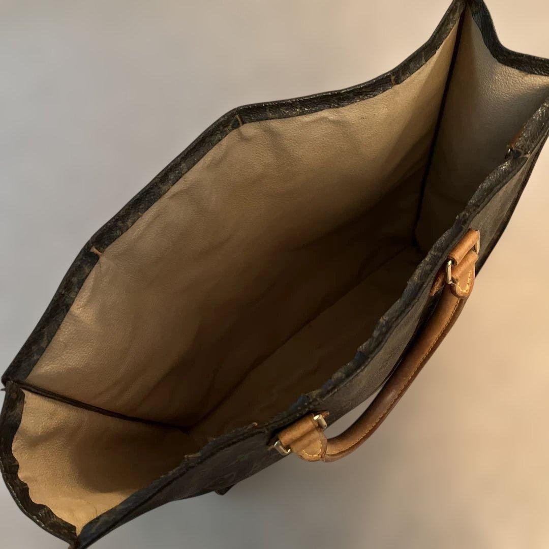 LOUIS VUITTON ルイ ヴィトン モノグラム サックプラ+ポーチ付