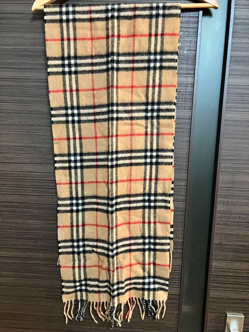 も*ぴ様 バーバリー 90s ラムウール マフラー 2枚セット イギリス製 バラ