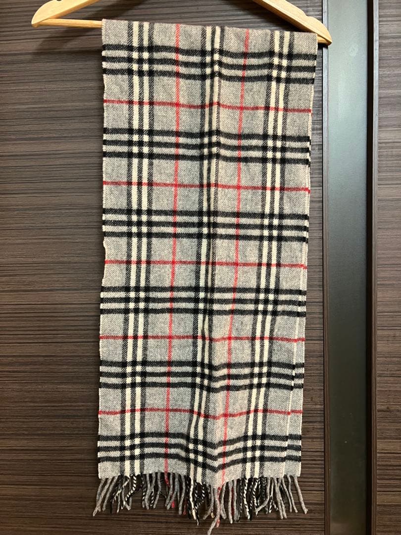 も*ぴ様 バーバリー 90s ラムウール マフラー 2枚セット イギリス製 バラ