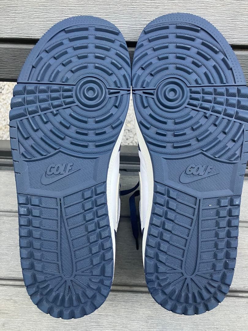 ナイキ　エアージョーダン1 ハイ　ゴルフネイビー28.5センチ