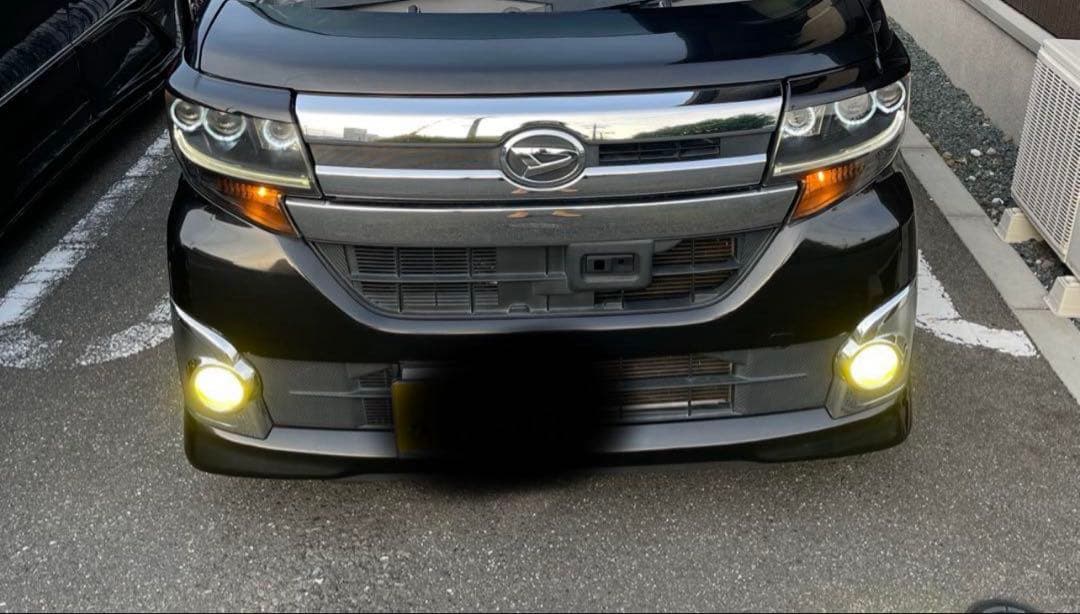 最終値下げ LA600 タントカスタム 加工ヘッドライト イカリング