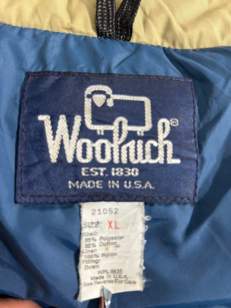 ウールリッチ woolrich ダウンベスト down vest XL