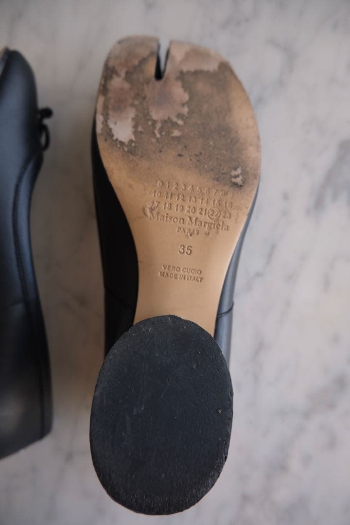 Maison Margiela tabiバレエシューズ　3センチヒールサイズ35