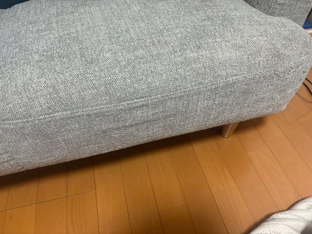 ⭐︎タイムセール⭐︎Unico ウニコ美品グレー ファブリックソファ 2人掛け