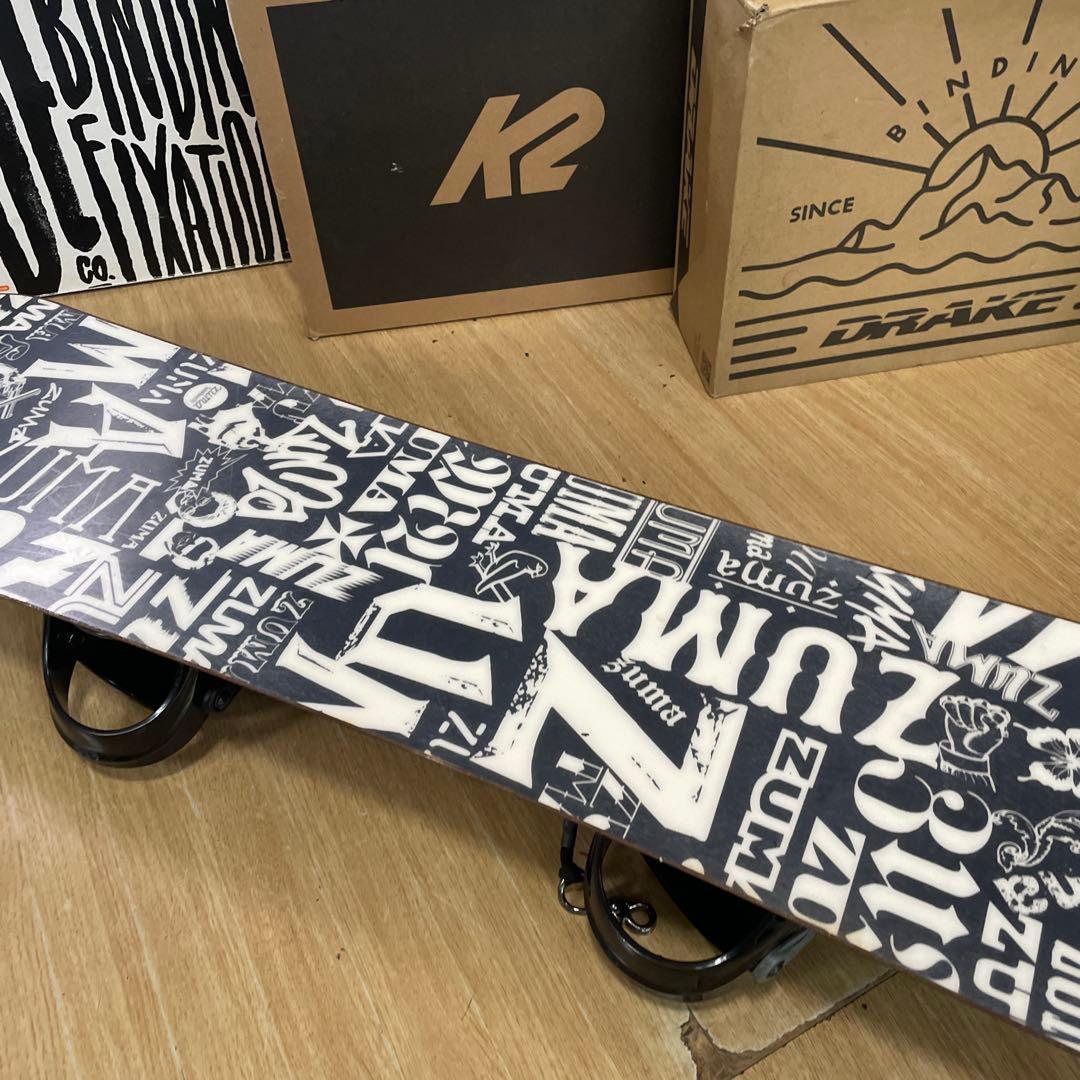 ZUMA×IGNIO　キッズスノーボードセット　バイン付4点セット　130㎝