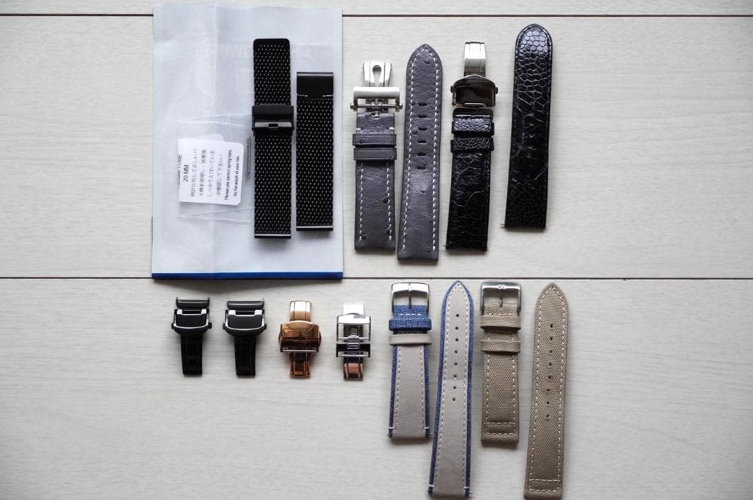 時計ベルト、Dバックル のセット
