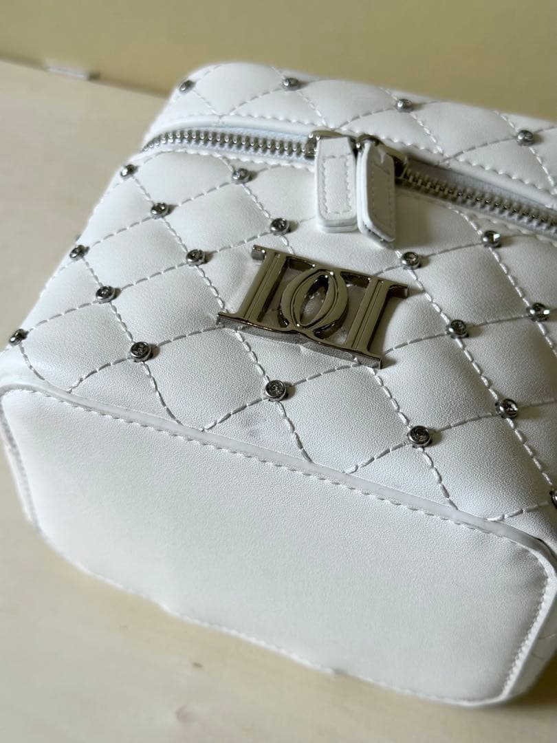 Darichi/キルティングビジュースクエアミニバッグ