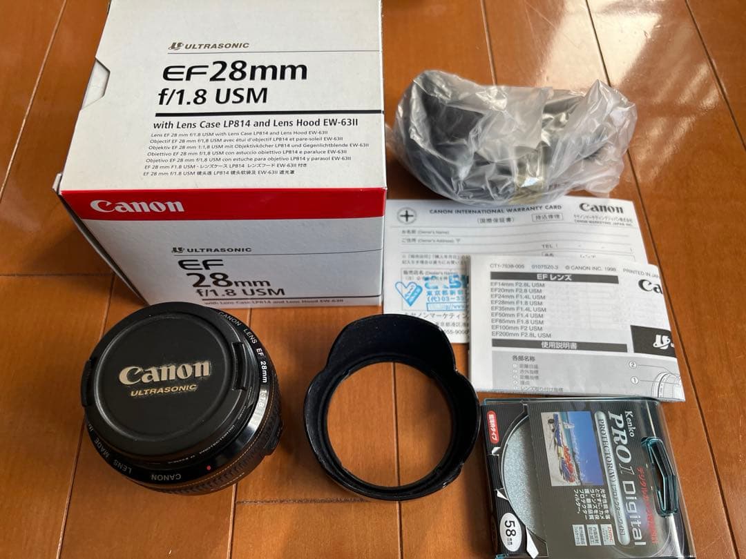Canon EF 28mm F1.8 USM 単焦点レンズ