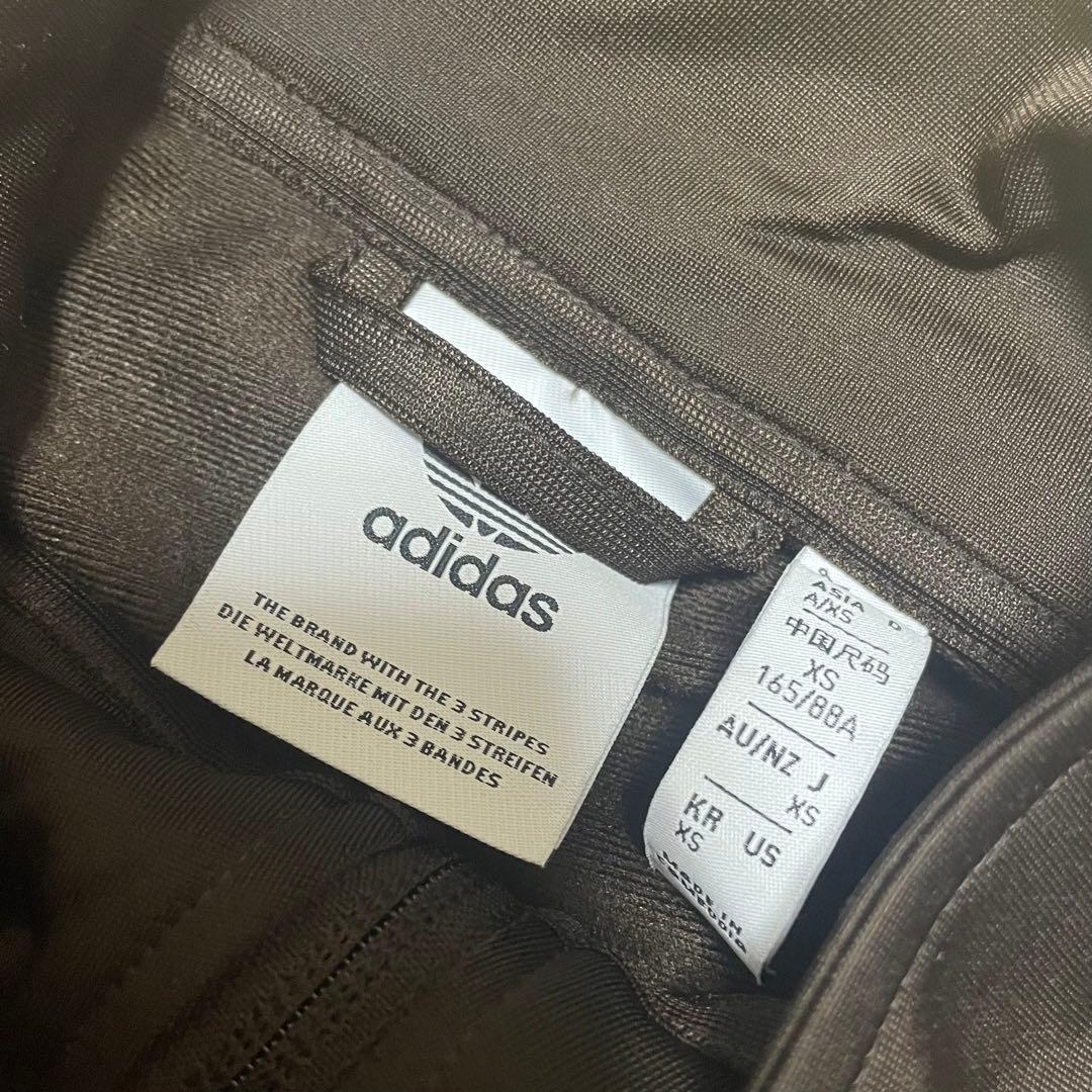 adidas トラックジャケット ジャージ ブラウン 茶色